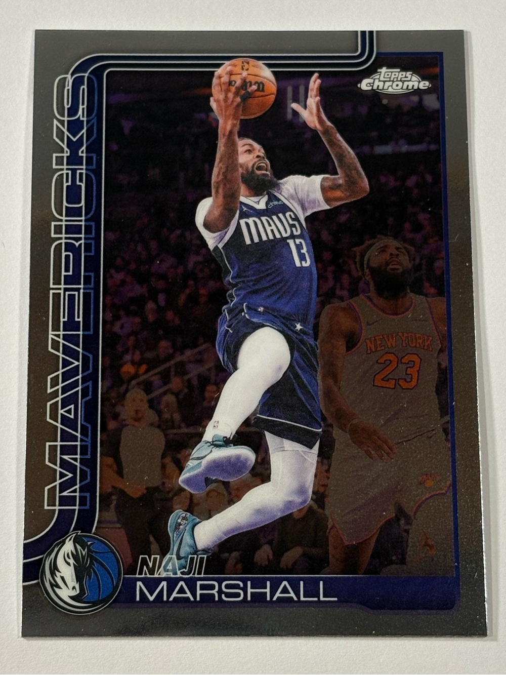 [5/$10] 2025-26 TOPPS CHROME NBA UPDATE NAJI MARSHALL DALLAS MAVERICKS #120 CARD